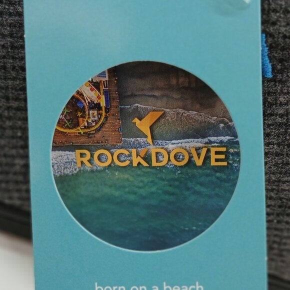 RockDove SLIPPERS NWT Two-Tone Gray/Blue Memory Foam Washable XXL Men's Size 15 - Picture 13 of 16